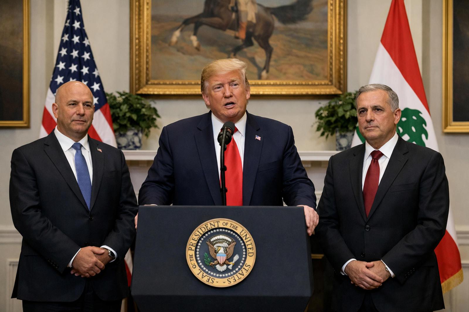 Donald Trump Announces Temporary Ceasefire Agreement Between Israel and Lebanon